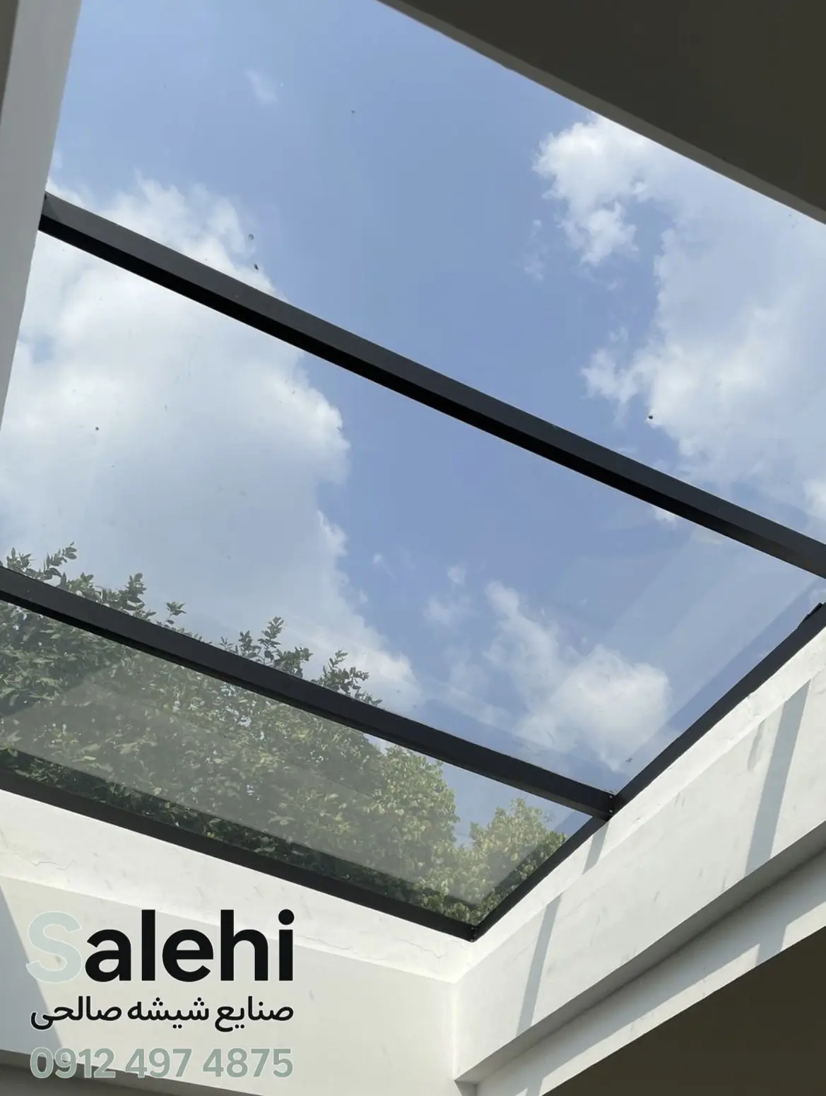 نمونه سقف شیشه ای