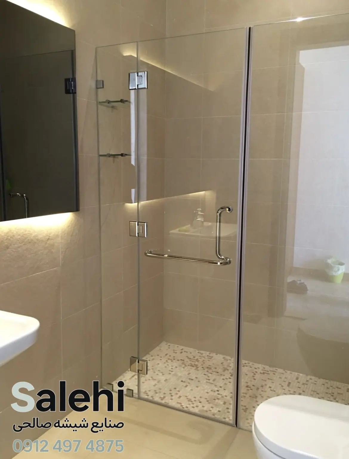 کابین دوش شیشه ای