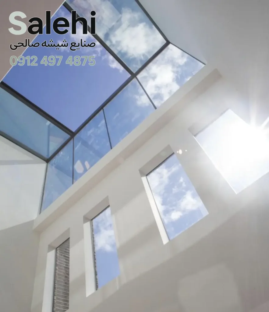نمونه سقف شیشه ای
