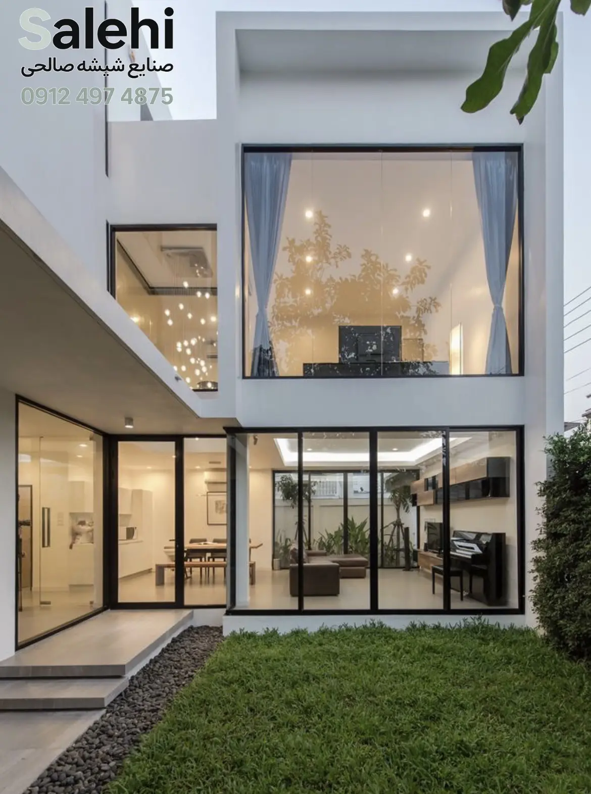 نمونه نمای ساختمان بتنی