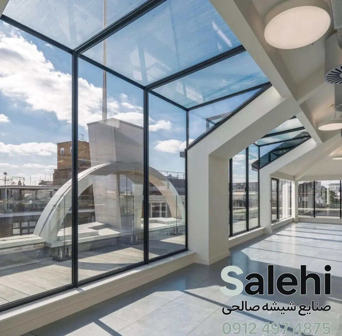 نمونه نمای شیشه ای