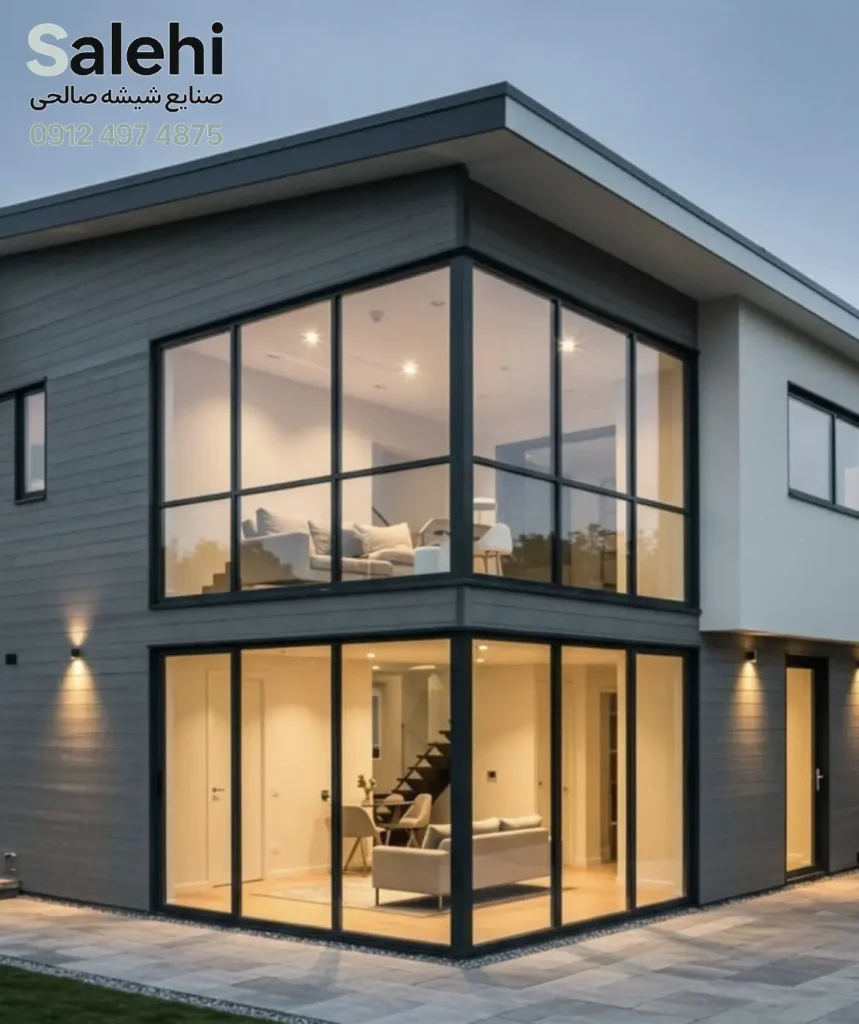 نمای شیشه ای