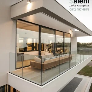 نمای شیشه ای در فضای مسکونی