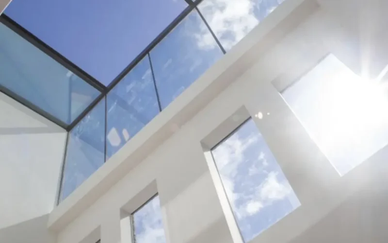 نمونه سقف شیشه ای