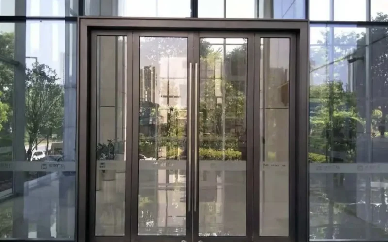 نمونه درب شیشه ای